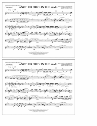 Book cover for Another Brick in the Wall - Clarinet 2