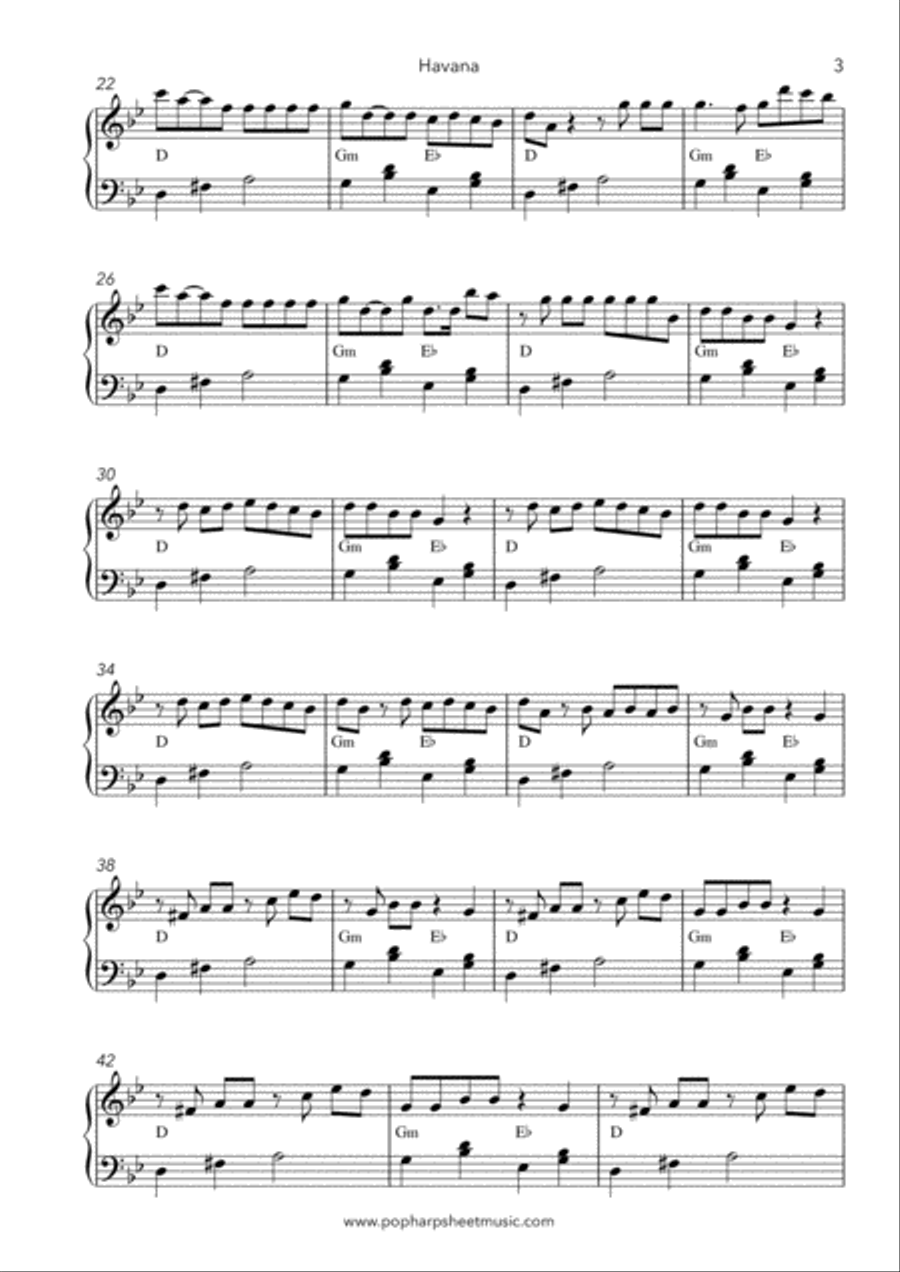 Havana Harp scores gallery preview page 3