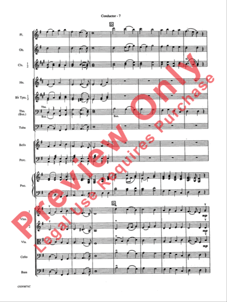 Christmas Sing-a-Long Full Orchestra scores gallery preview page 10