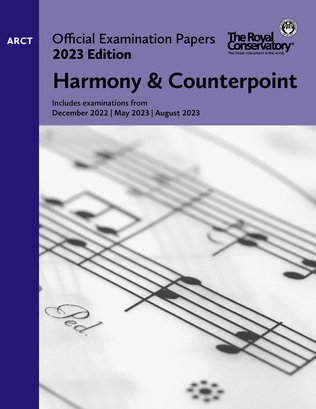 Book cover for 2023 Official Examination Papers: ARCT Harmony & Counterpoint