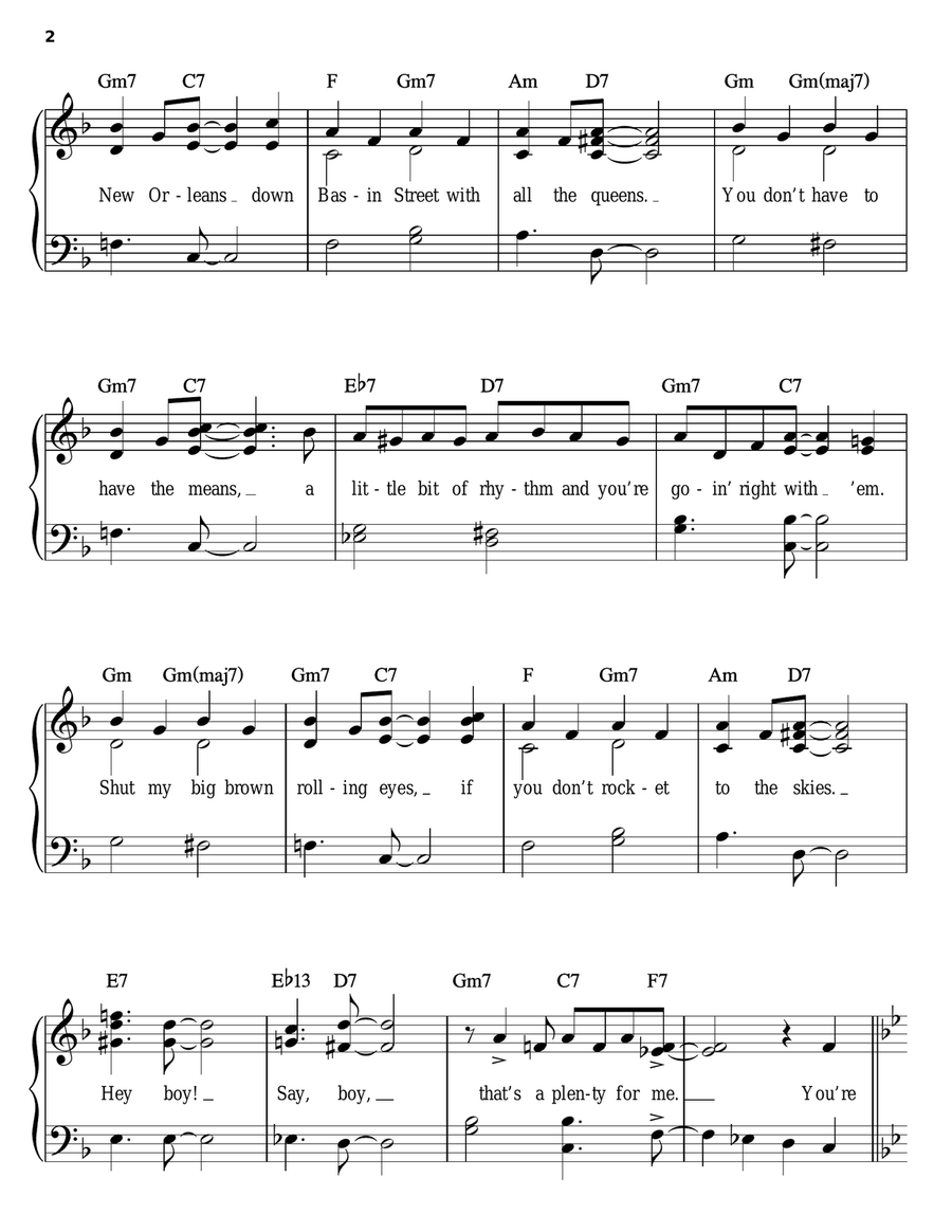 That's A Plenty That's A Plenty Easy Piano scores gallery preview page 2
