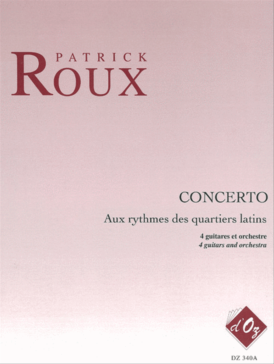 Concerto - Aux rythmes des quartiers latins Orchestra scores gallery preview page 1