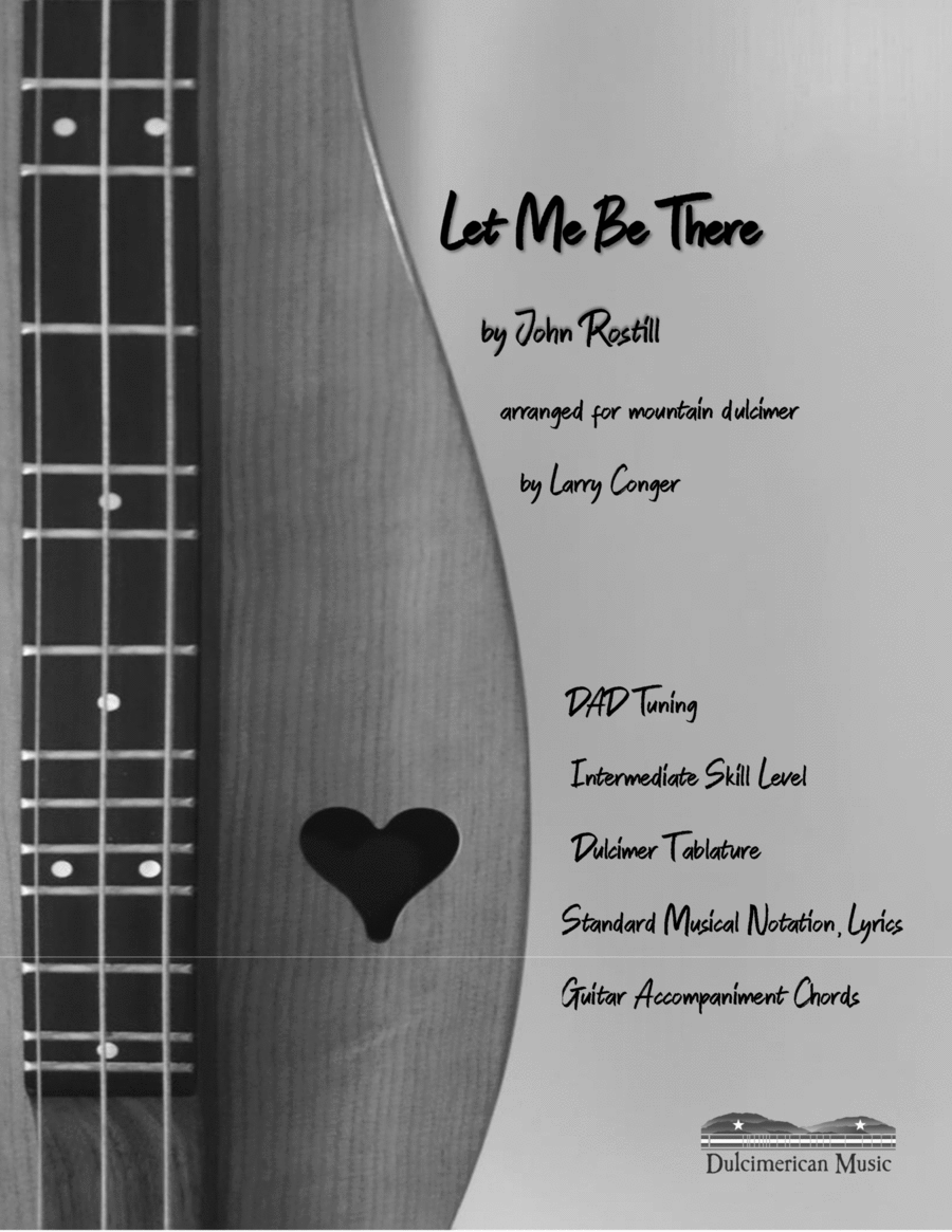 Let Me Be There Dulcimer scores gallery preview page 1