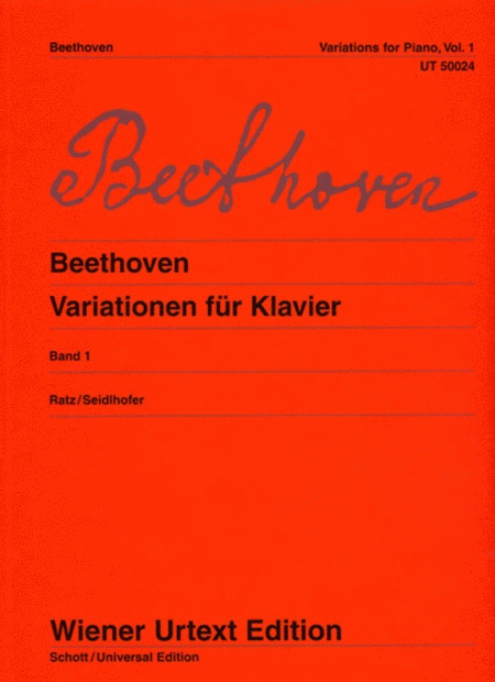 Beethoven - Variations For Piano Vol 1