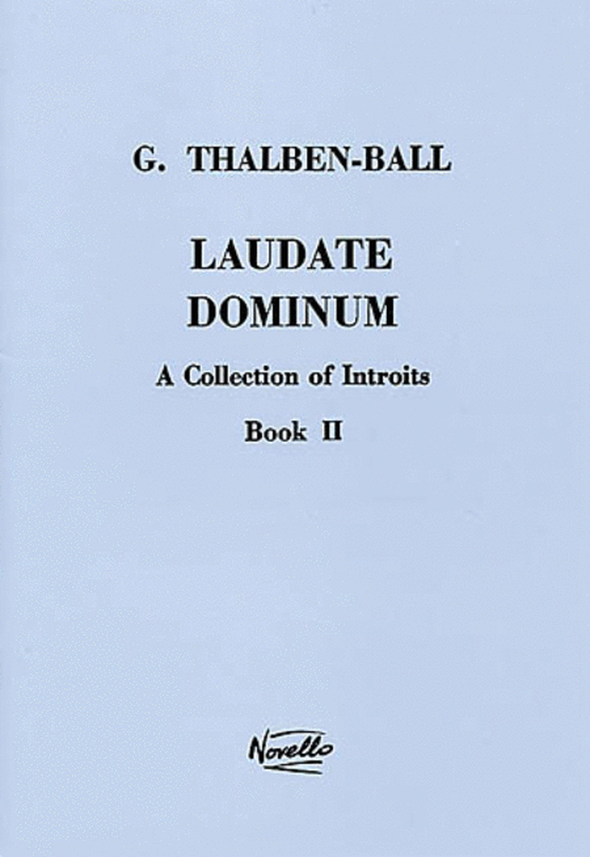 Laudate Dominum - A Collection of Introits, Book II