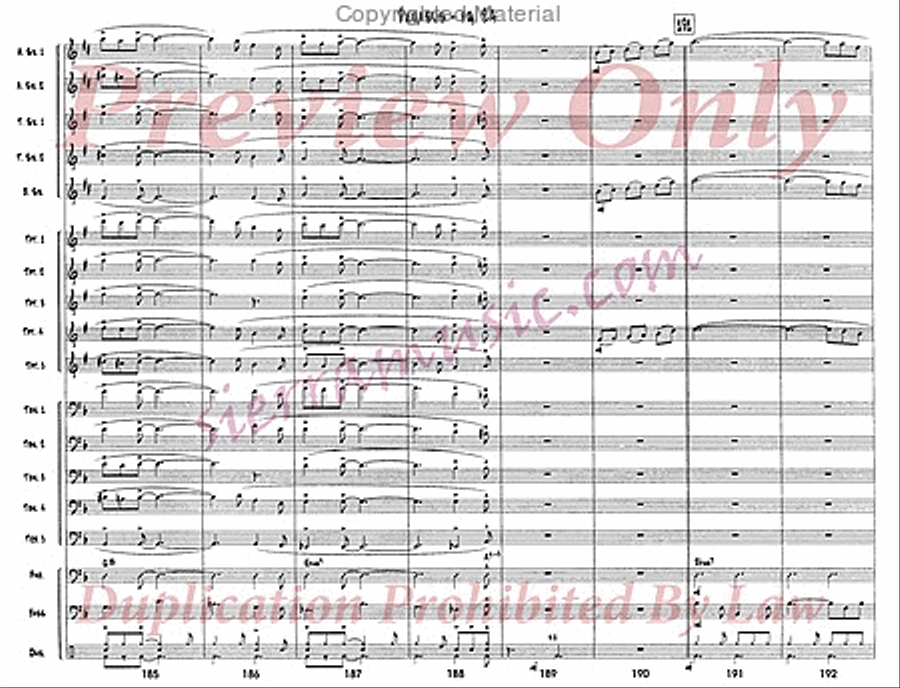 Pegasus Jazz Ensemble scores gallery preview page 25