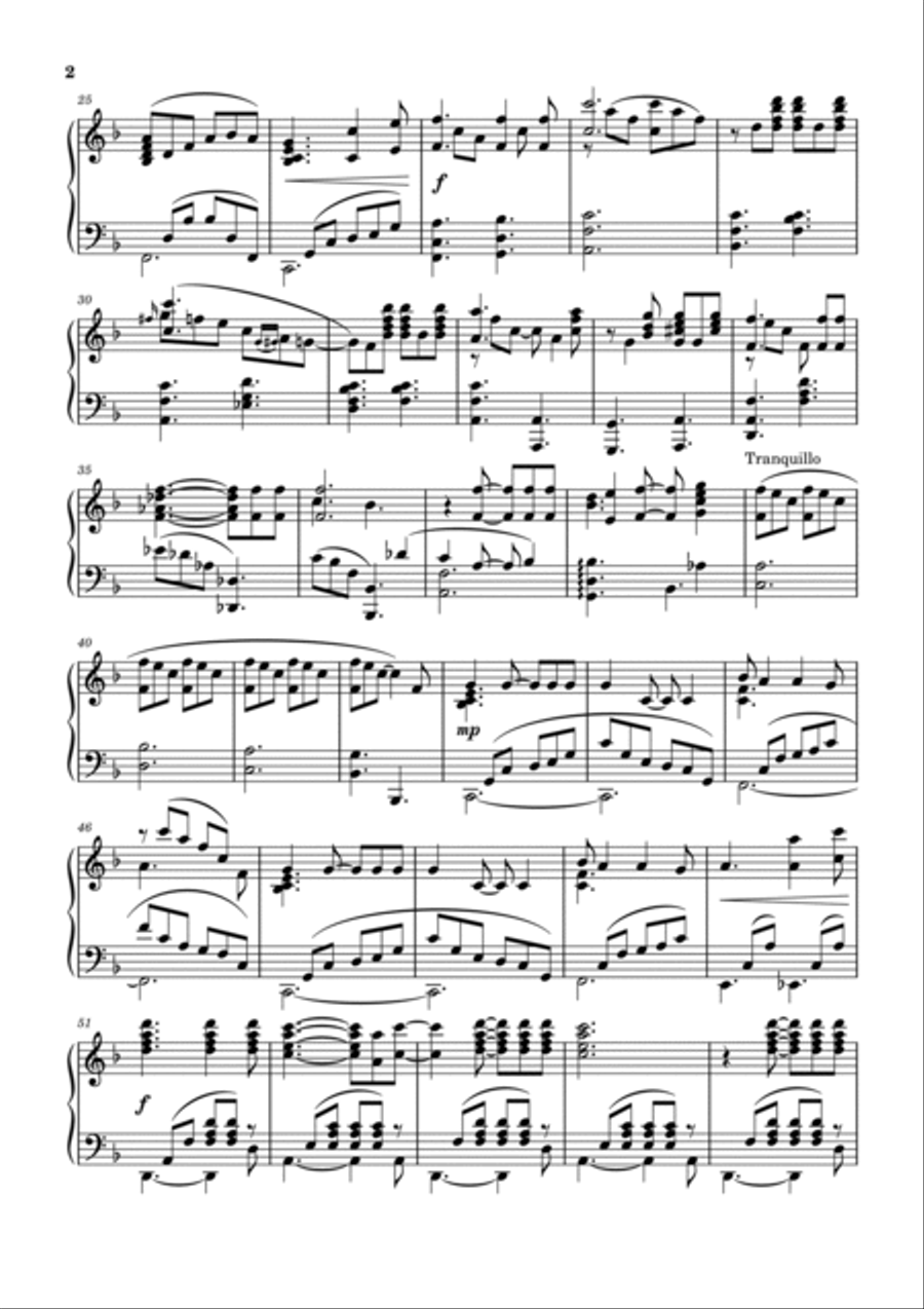 What A Wonderful World Piano Solo scores gallery preview page 2