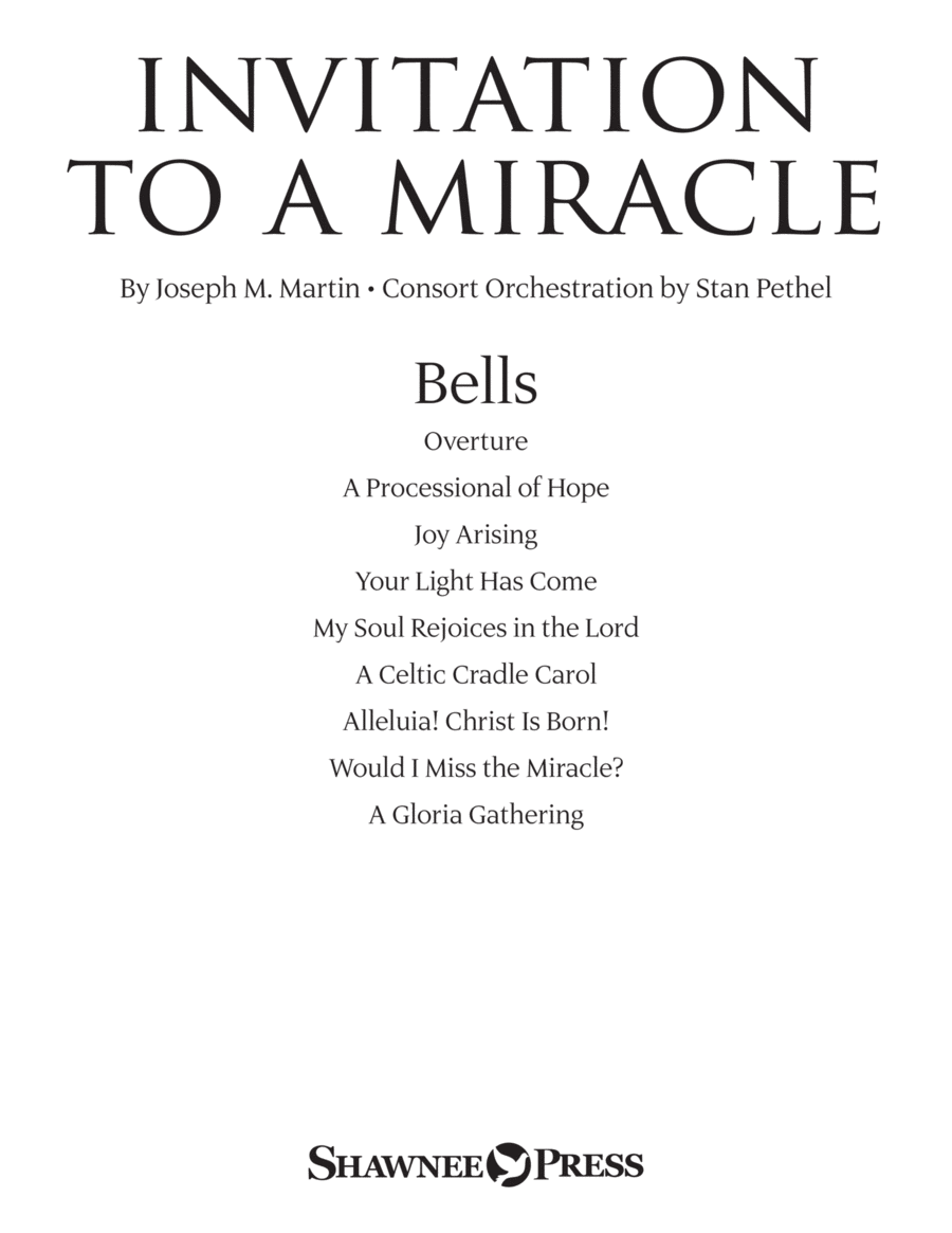 Invitation To A Miracle (a Cantata For Christmas) - Bells Choir scores gallery preview page 1