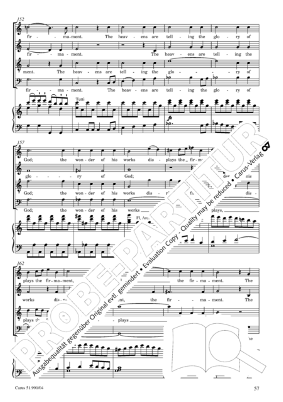 The Creation 4-Part scores gallery preview page 58