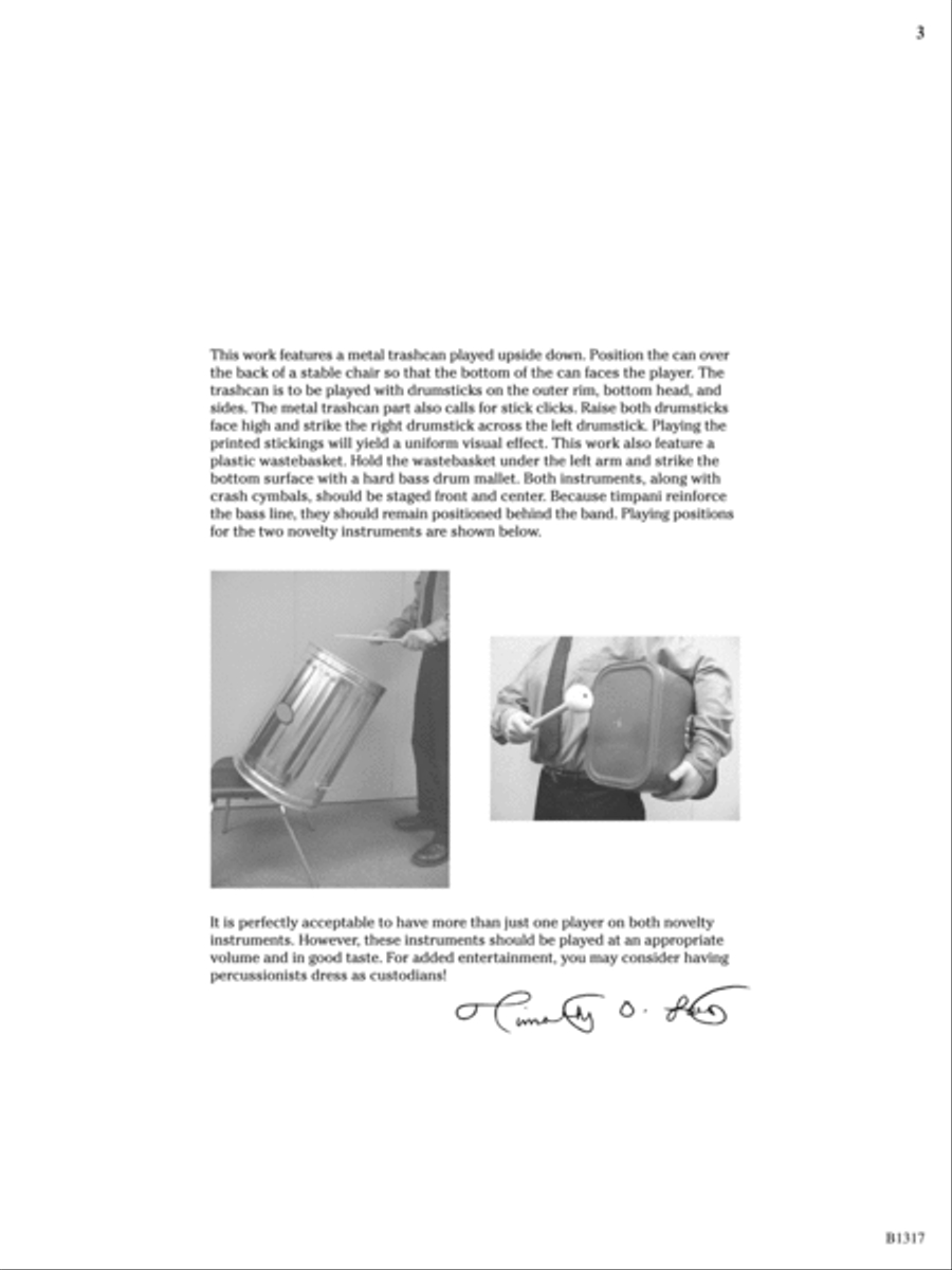Trash Cancerto: Score Concert Band scores gallery preview page 3