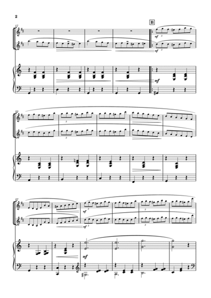 "Valse op.64-1" (Cdur) Piano trio/ clarinet duo (1ver.) image number null