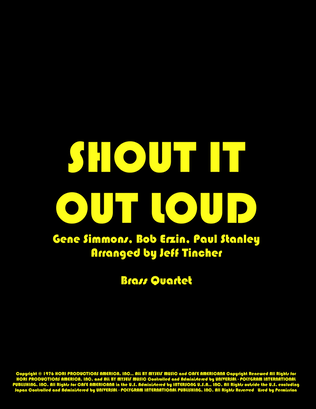 Shout It Out Loud