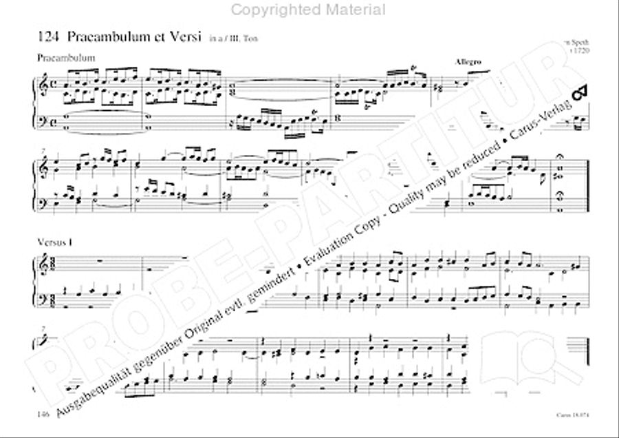 Organo pleno. Orgelstucke zum Ein- und Auszug Organ Solo scores gallery preview page 154