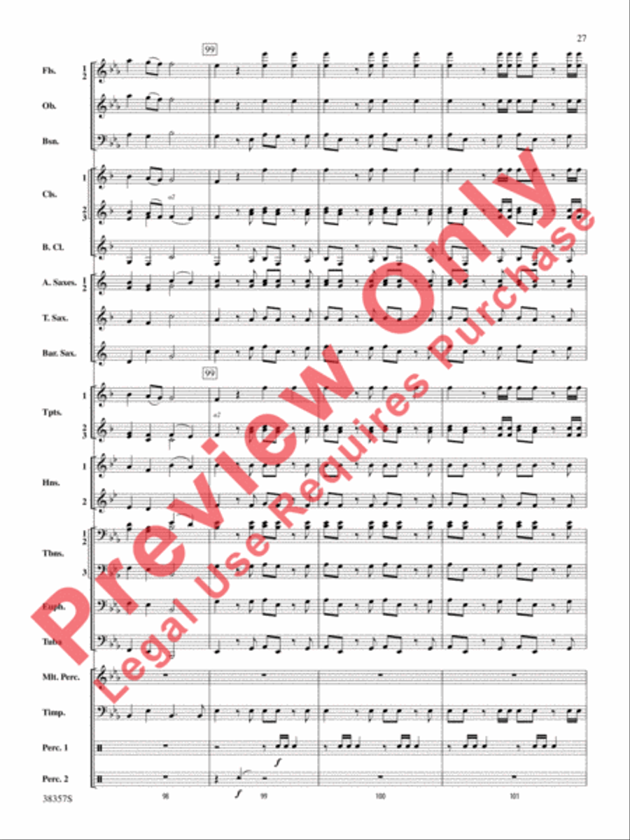 A Classic Christmas A Classic Christmas Concert Band scores gallery preview page 28