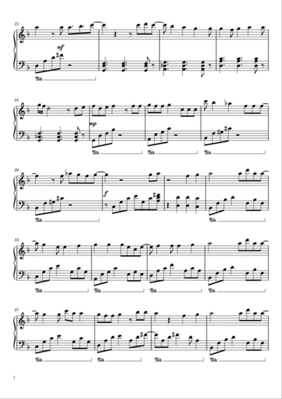 Naruto Shippuden The Movie Naruto Shippuden The Movie Easy Piano scores gallery preview page 2
