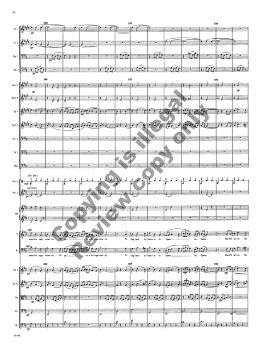 American Folk Song Suite (Orchestra Score) Choir scores gallery preview page 92