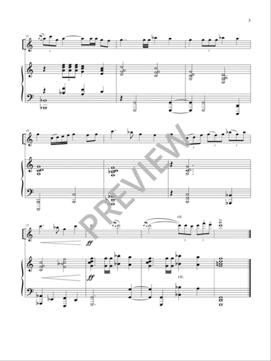 Miniatures for Solo Instrument and Piano Viola scores gallery preview page 5