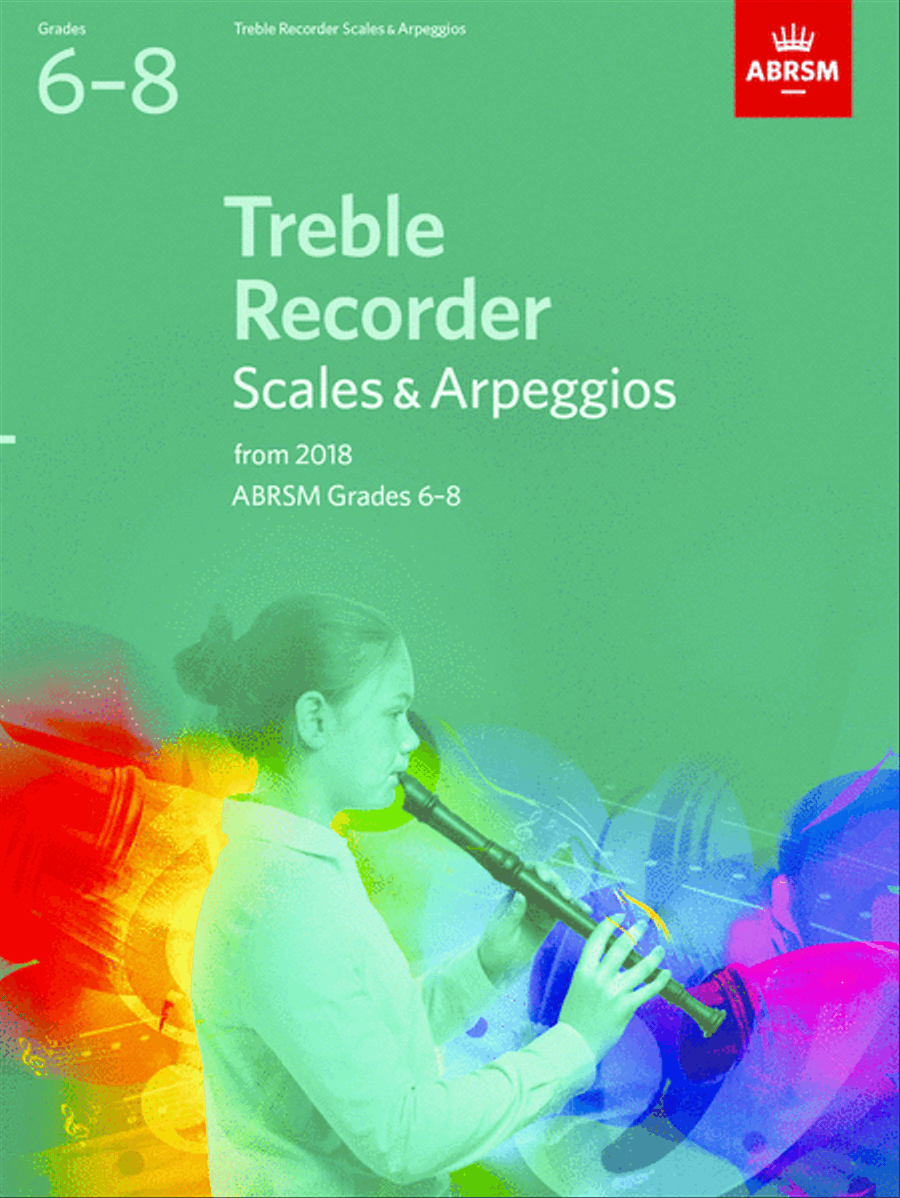 Treble Recorder Scales & Arpeggios, ABRSM Grades 6-8 Alto Recorder scores gallery preview page 1
