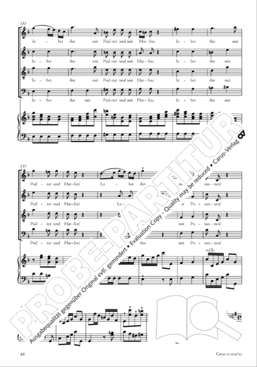 Dank-Hymne der Freundschaft 4-Part scores gallery preview page 43