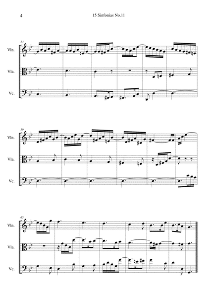 Sinfonias No.11 BWV 797