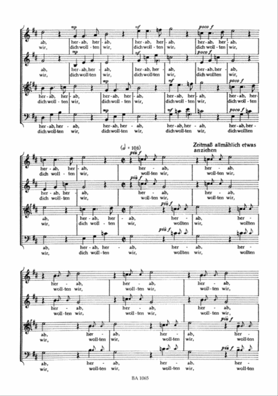 O Heiland, reiß die Himmel auf 4-Part scores gallery preview page 2