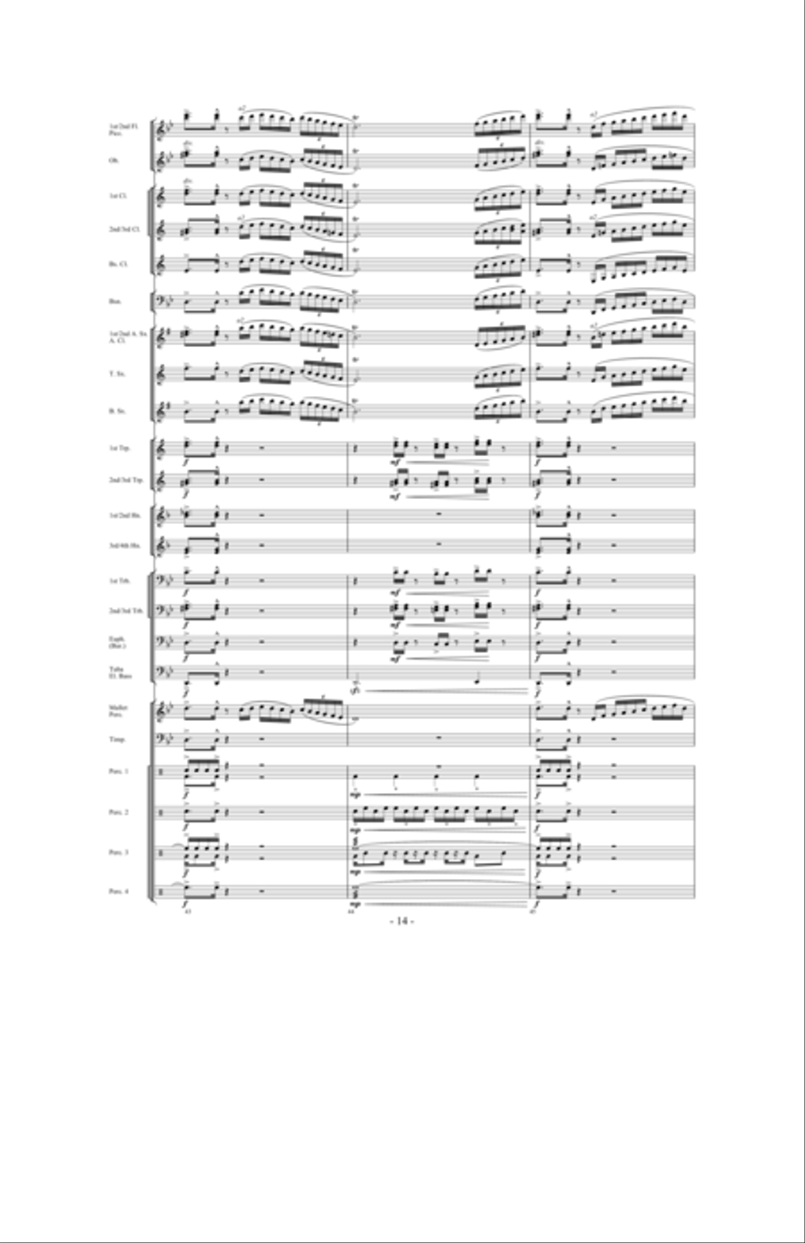 Brazil: Ceremony, Song and Samba Concert Band scores gallery preview page 13