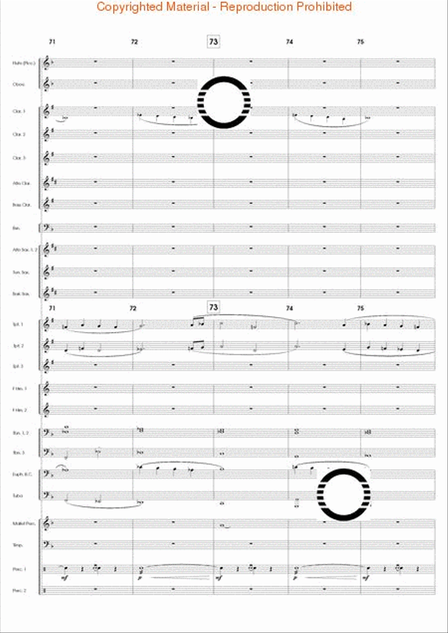 Black Granite III Black Granite III Concert Band scores gallery preview page 16