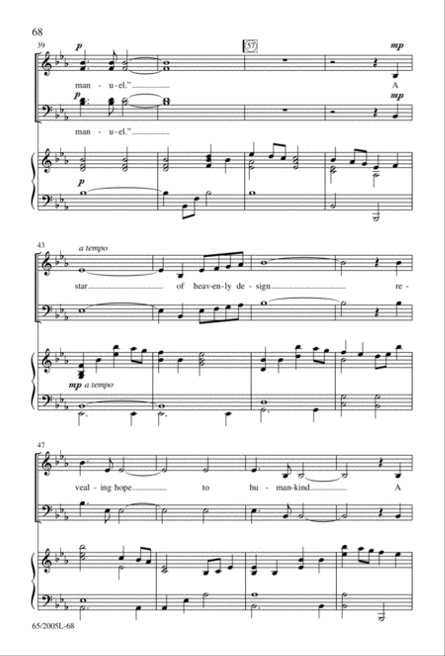 I Hear the Prophet Callin' 4-Part scores gallery preview page 69