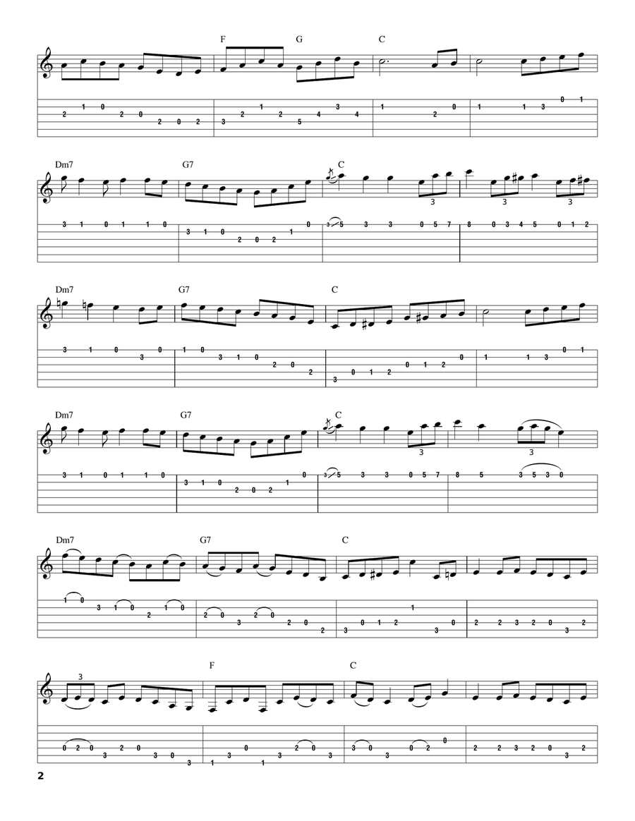 St. Anne's Reel Guitar Solo scores gallery preview page 2