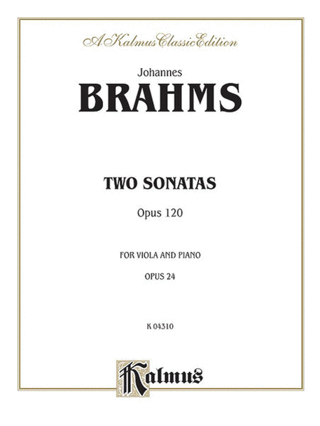 2 Sonatas, Op. 120