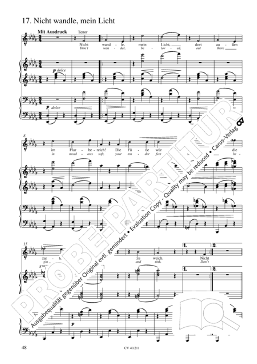 Liebeslieder-Walzer, Op. 52 Choir scores gallery preview page 49