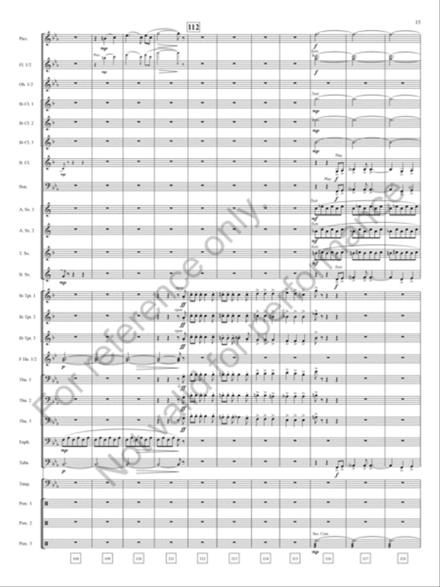 Keynote Address Concert Band scores gallery preview page 16