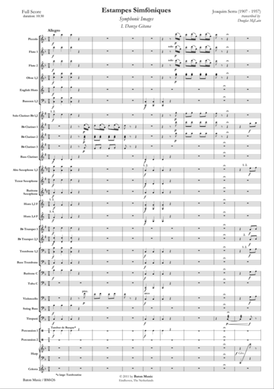 Estampes Simfòniques Concert Band scores gallery preview page 2