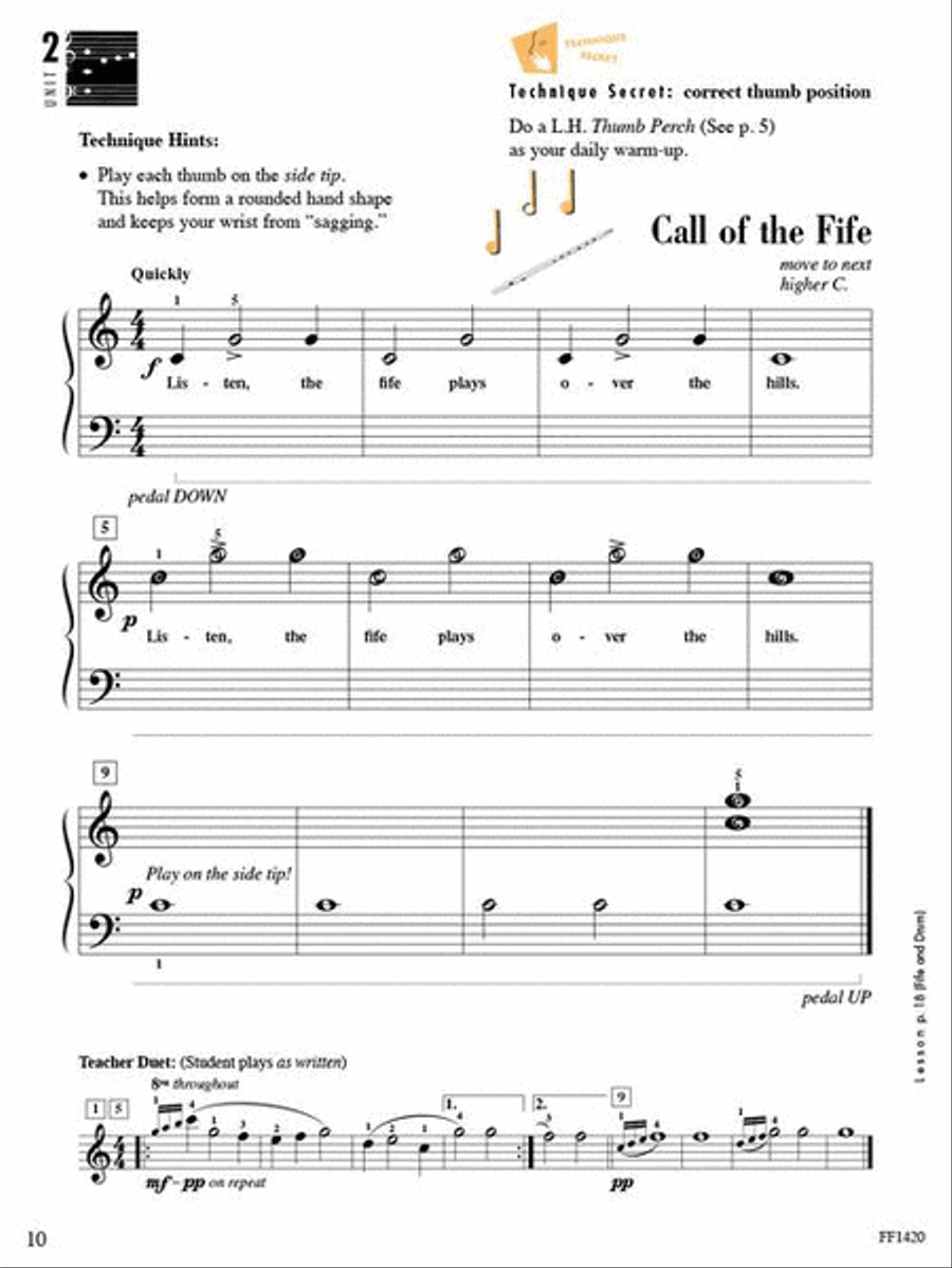 Accelerated Piano Adventures for the Older Beginner Piano Method scores gallery preview page 4