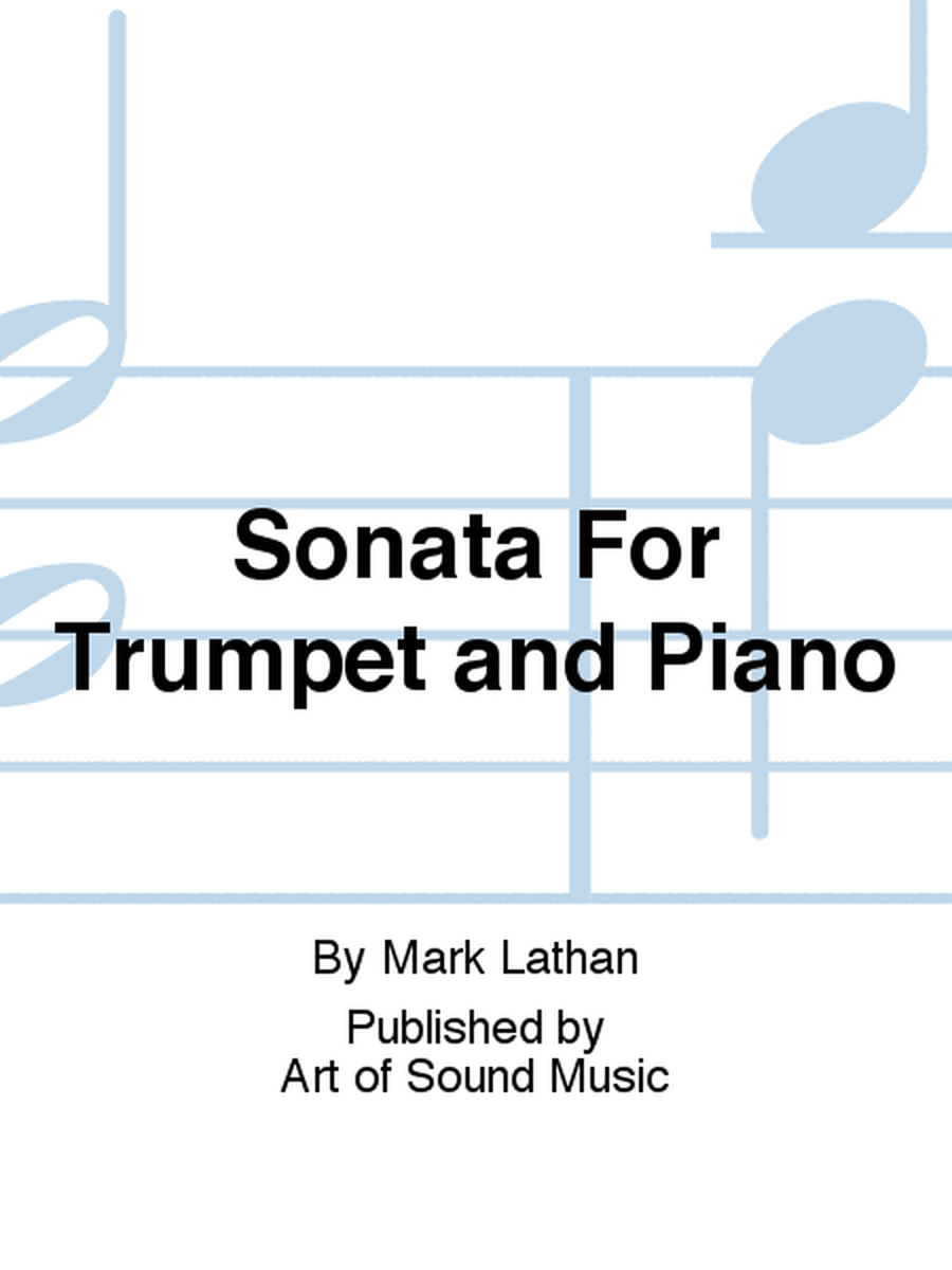 Sonata For Trumpet and Piano