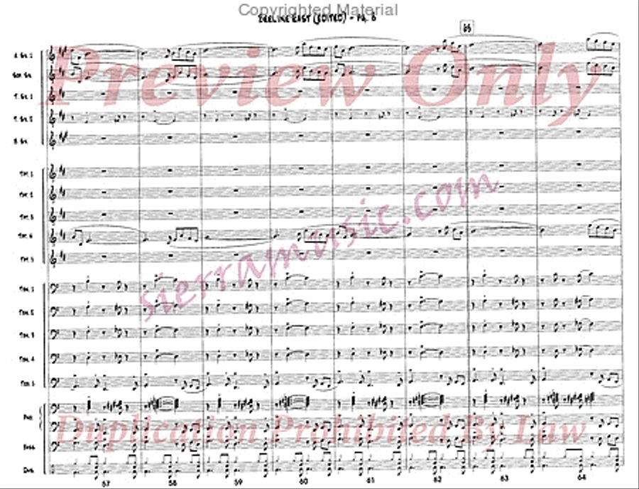 Beeline East Beeline East Jazz Ensemble scores gallery preview page 9