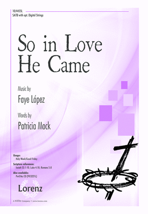 Book cover for So in Love He Came