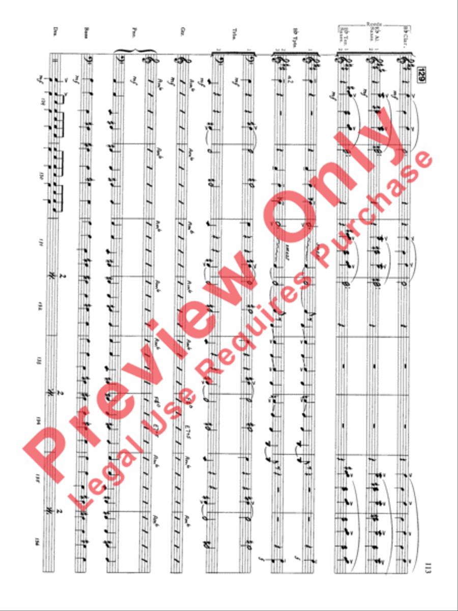 Original Big Band Sounds Big Band scores gallery preview page 114