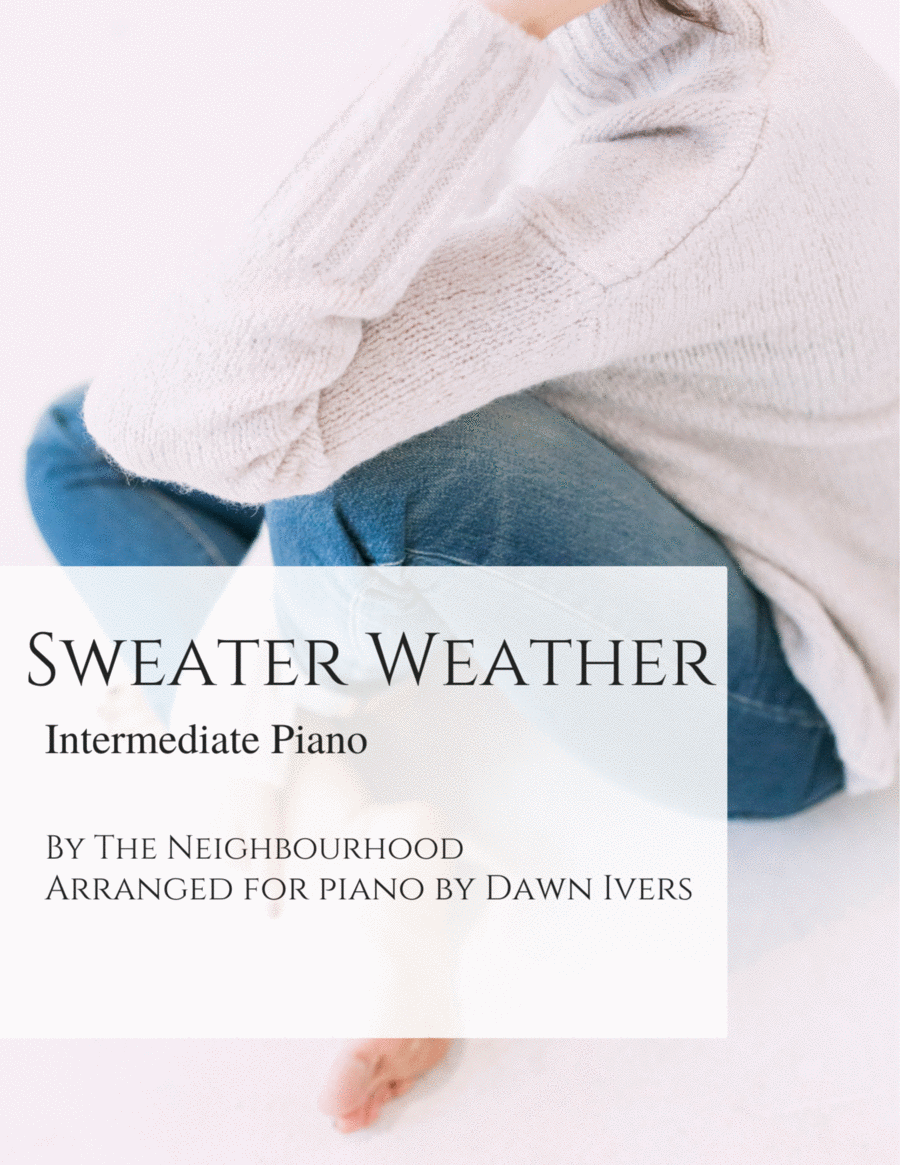 Sweater Weather Piano Solo scores gallery preview page 1