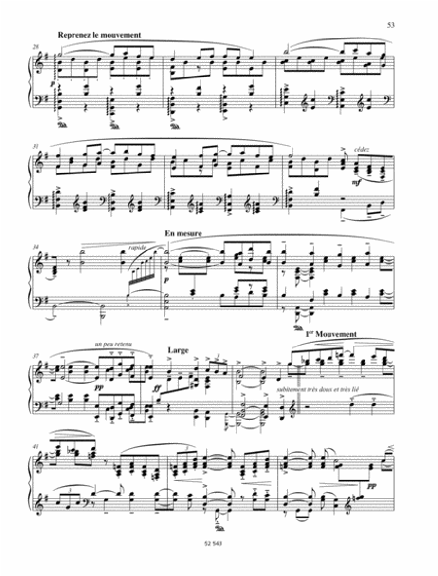 Pavane pour une infante défunte Piano Solo scores gallery preview page 3