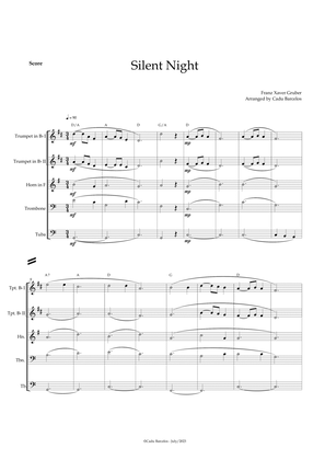 Silent night (Brass Quintet) chords