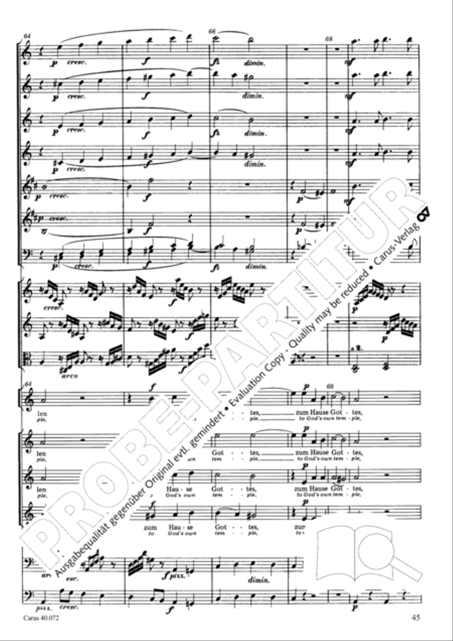 Psalm 42 Psalm 42 4-Part scores gallery preview page 45
