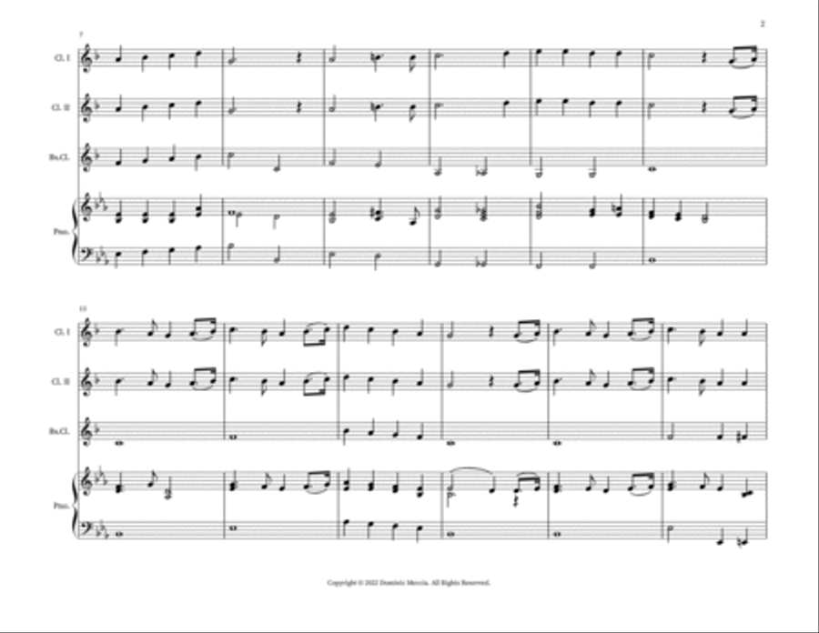 O Canada! O Canada! Small Ensemble scores gallery preview page 2