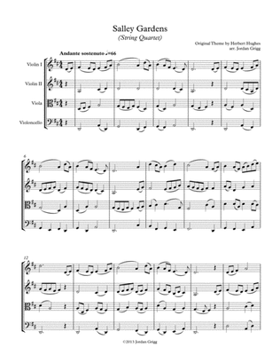 Salley Gardens (String Quartet)