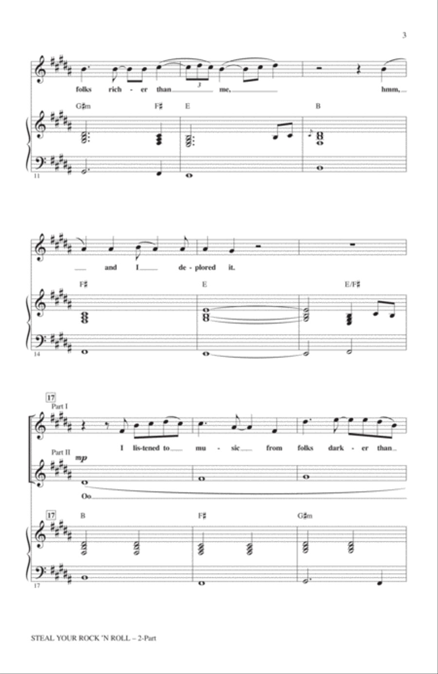 Steal Your Rock 'N Roll 2-Part scores gallery preview page 2