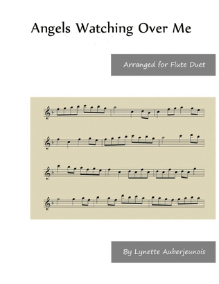 Book cover for Angels Watching Over Me - Flute Duet