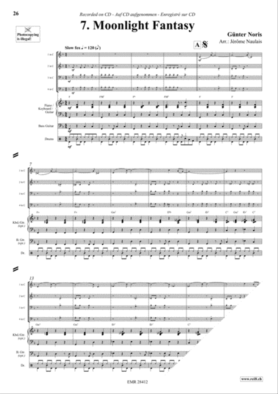 Let's Dance Volume 3 Brass Ensemble scores gallery preview page 9
