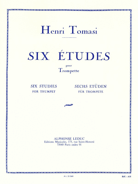 Six Etudes Pour Trompette (trumpet)