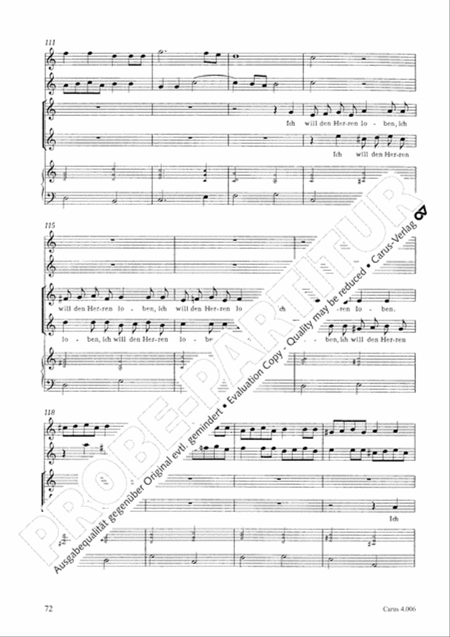 Ten motets Choir scores gallery preview page 74