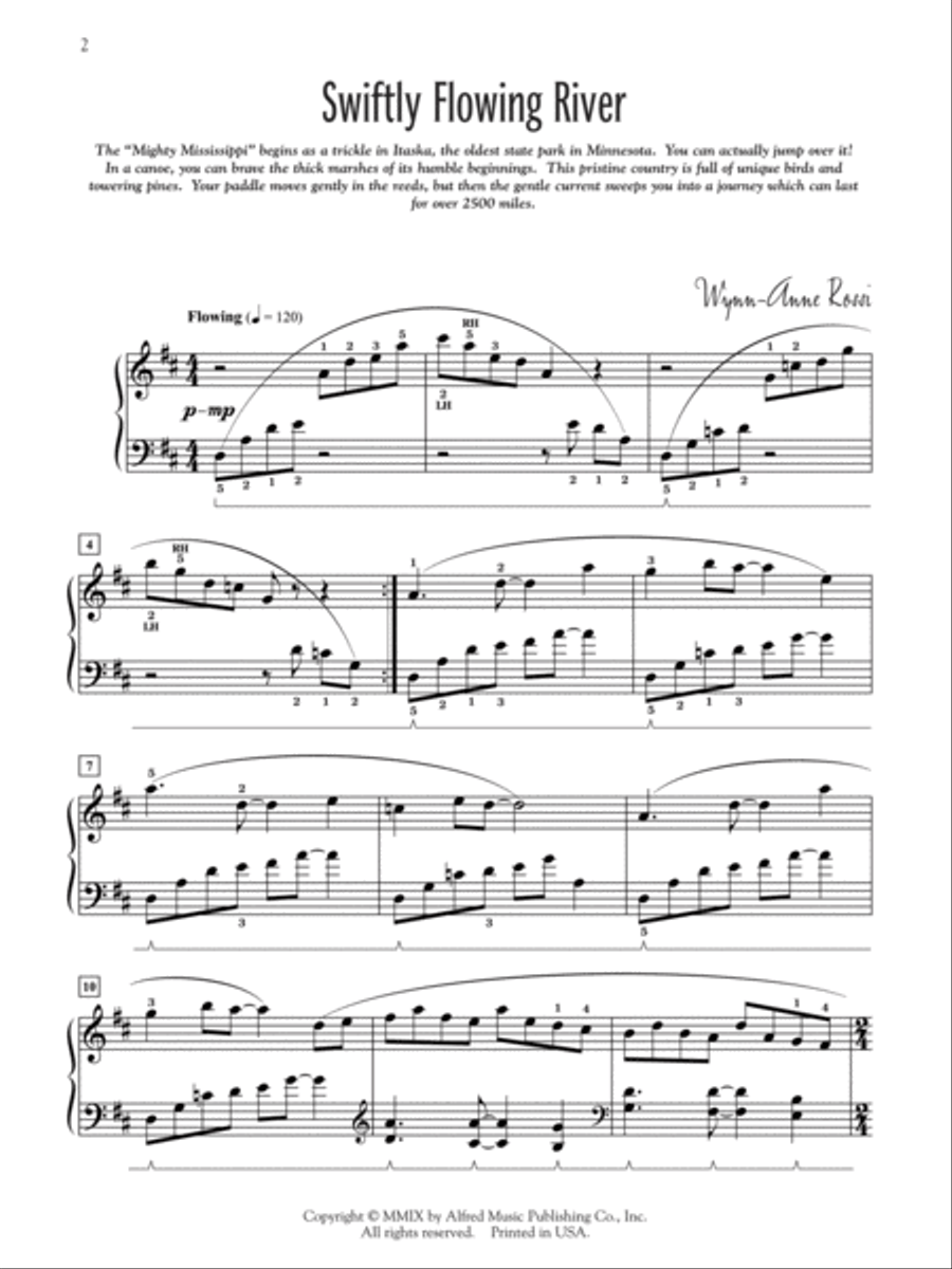 Along the Mississippi Along the Mississippi Piano Solo scores gallery preview page 2